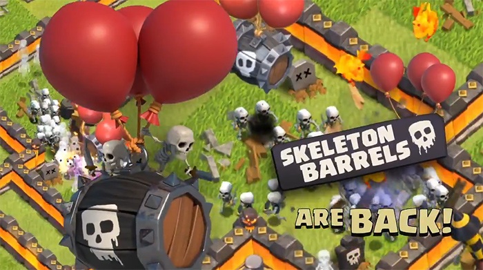 Skeleton Barrel, Clash of Clans Wiki