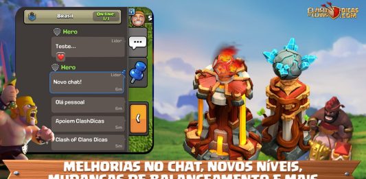 Novos Níveis e Melhorias no Chat