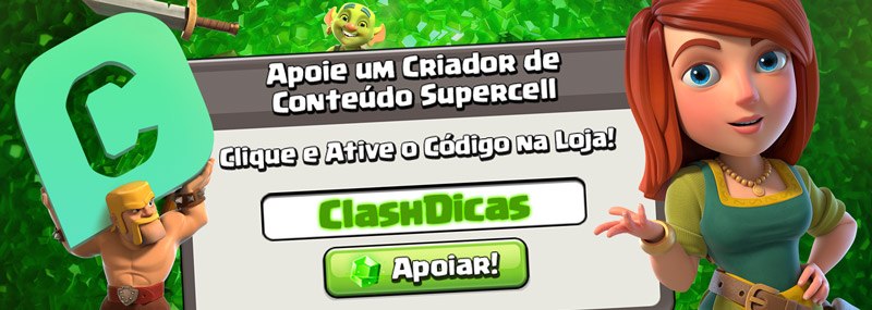 Código de Apoiador no Clash of Clans - ClashDicas